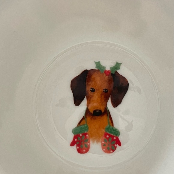 Dachshund Christmas Holiday mug, large and adorable by Portobello bone china NWT - Picture 6 of 11